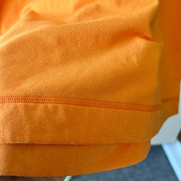 Cutter and Buck CB Drytec XL long sleeve 1/4 zip pullover sweatshirt. Orange - Picture 8 of 8